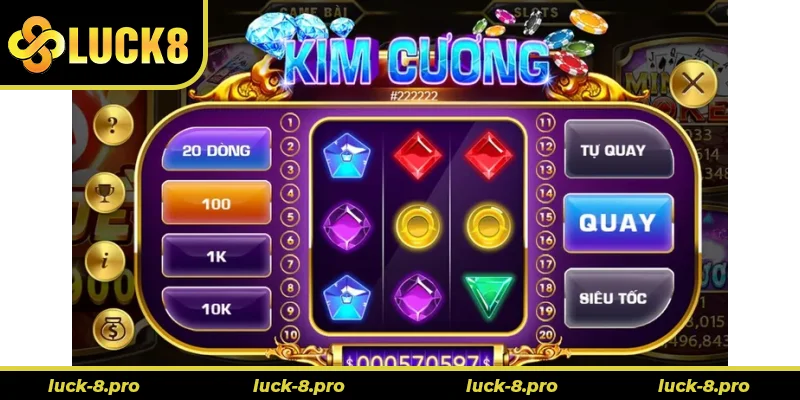 Nổ Hũ Kim Cương Tại Luck8 Tỏa Sáng Với Giải Thưởng Khủng
