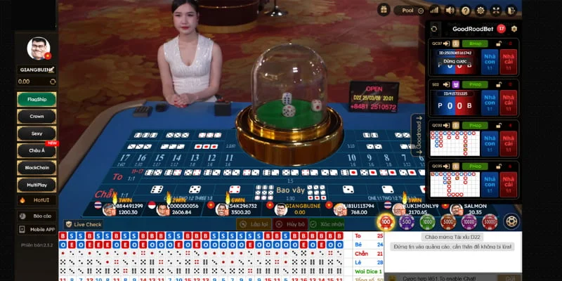 Cá cược Sicbo với số tiền vốn nhỏ ăn thưởng gấp 150 lần