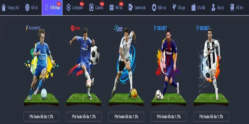 Cá cược thể thao LUCK8 - Đa dạng tỷ lệ kèo, mức thưởng lớn Cá cược thể thao LUCK8 - Đa dạng tỷ lệ kèo, mức thưởng lớn